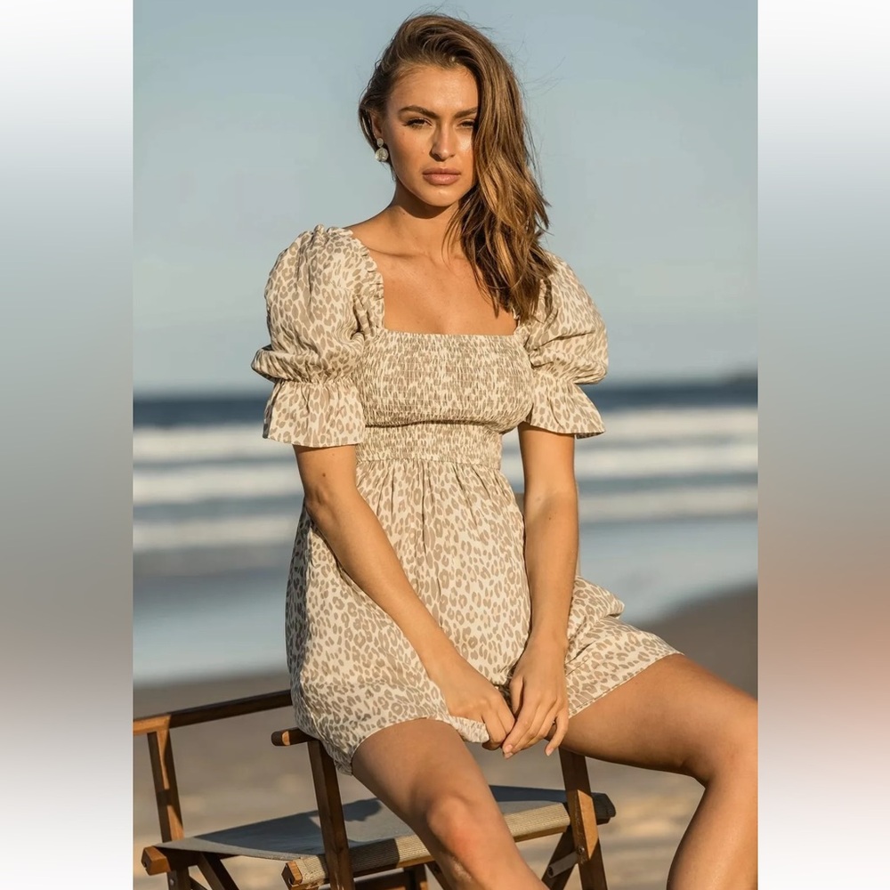 nEW Girl And The Sun Girl And the Sun Chateau Mini Dress
